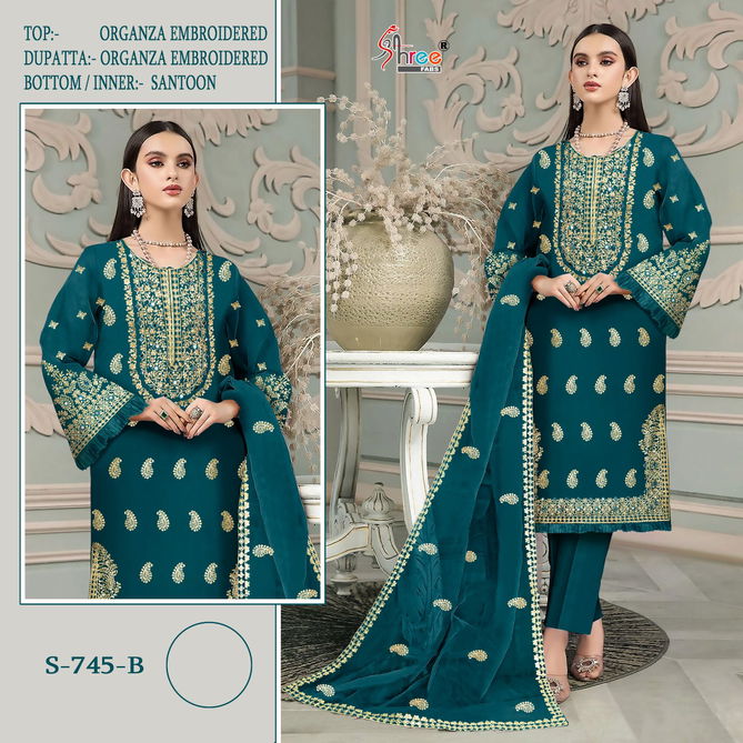 S 745 Function Wear Wholesale Pakistani Dress Material